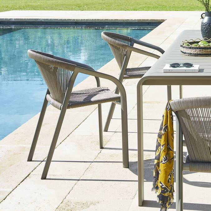 Fauteuil de jardin empilable RIU Cappucino & Café