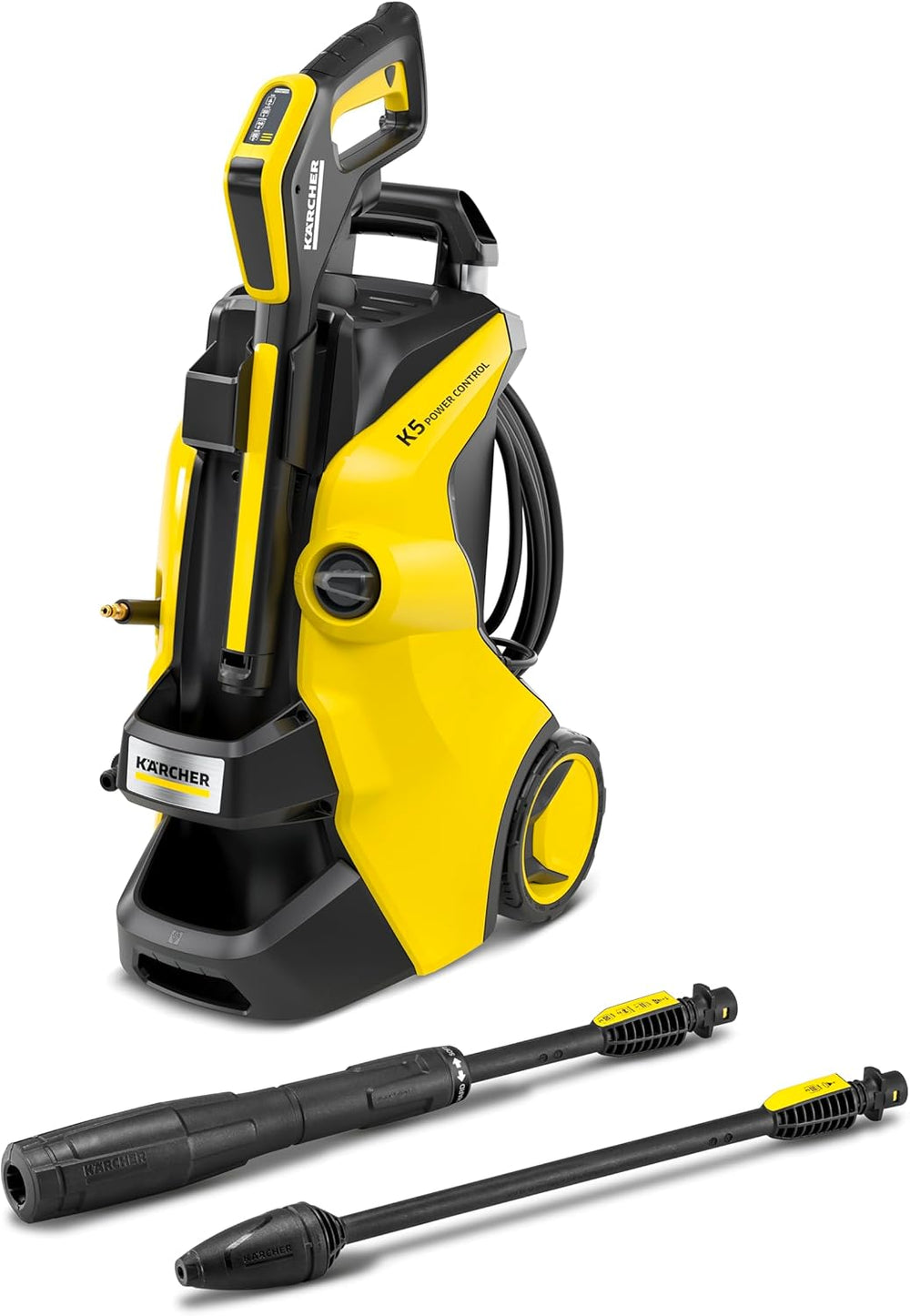 Kärcher Nettoyeur Haute Pression K 5 Power Control, Pression : Max. 145 Bar, Débit : 500 l/h, Surface : 40 m²/h, Filtre à Eau, Poids : 13 kg, Flexible et Pistolet Haute Pression, Rotabuse, Lance - gobonplan