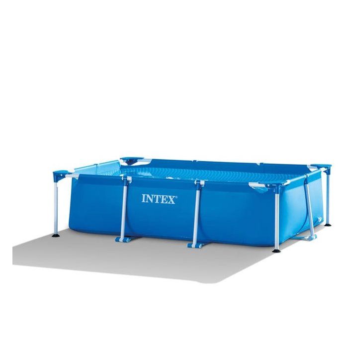 Piscine hors sol tubulaire INTEX - Metal Frame - 220 x 150 x 60 cm - Rectangulaire - homidiscount