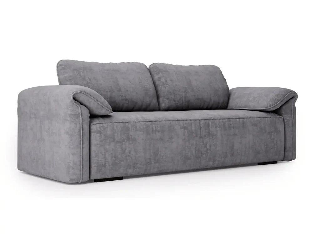 GREVIN Canapé convertible 3 places - Gris