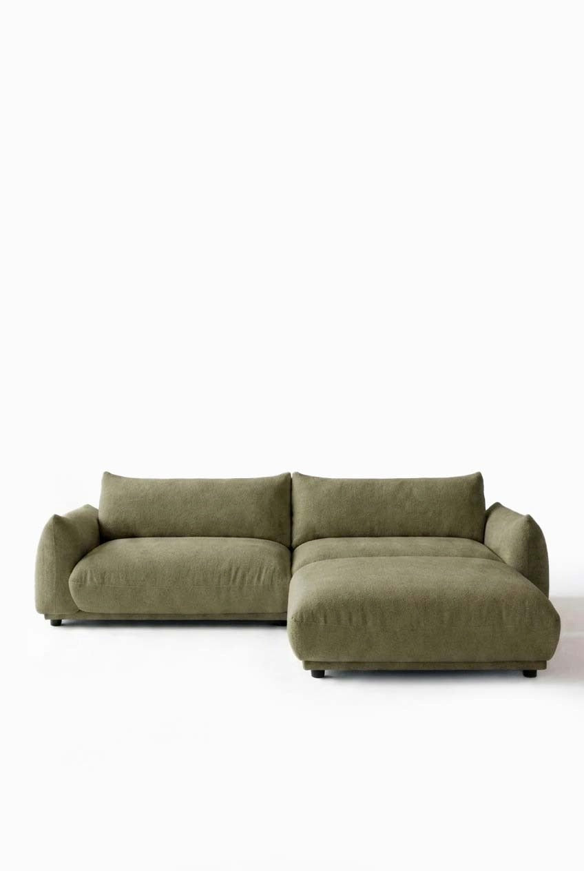 Alannah Light Olive Green Modular 3 places