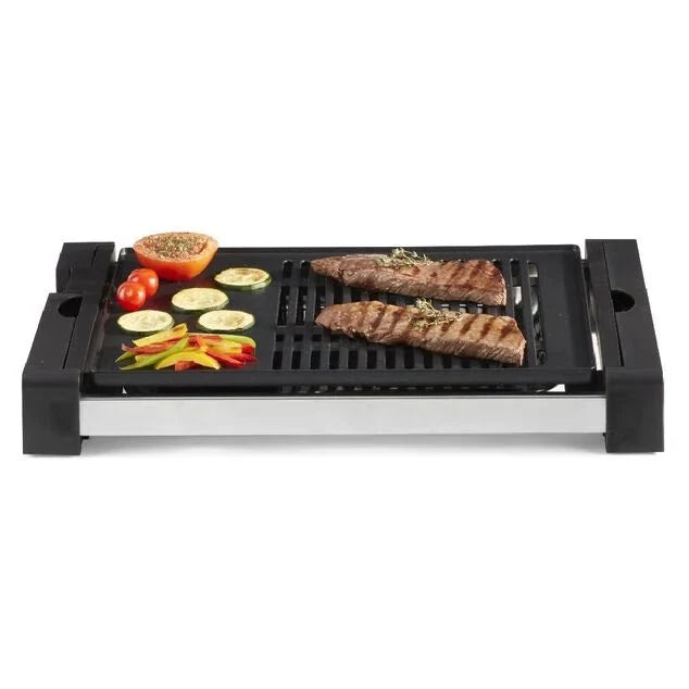 Plancha grill électrique Homday 27x47cm 2000W - homidiscount